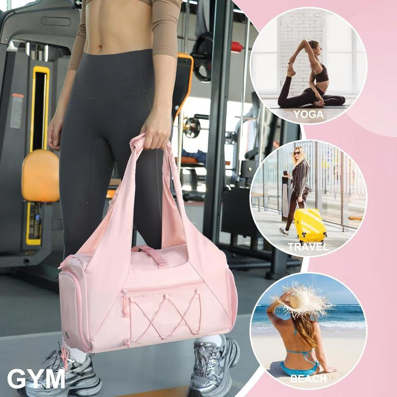 Yoga Mat Bag with Shoe Compartment and Waterproof Pocket, Professional Yoga Tote with Strap for Travel and Gym Essentials