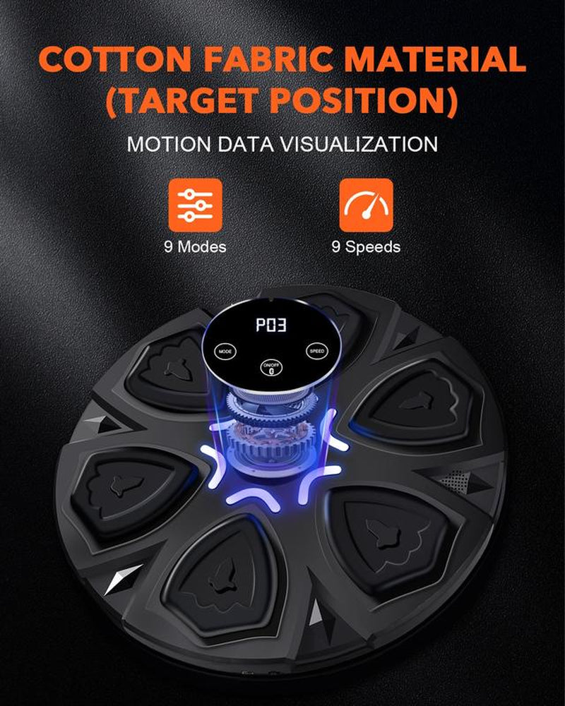 Music Boxing Machine, Boxing Machine Wall Mounted Music, Smart Bluetooth Boxing Equipment, Boxing Music Workout Machine with Gloves, Black1 Music Boxing Machine Smart Boxing Wall Mount Machine,Music Boxing Target